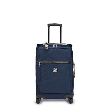 Kipling Darcey Small Printed Carry-On Rolling Kofferter Blå | NO 1474YX